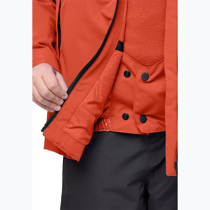 Детско пухено яке Jack Wolfskin Actamic 2L Ins coral orange 3