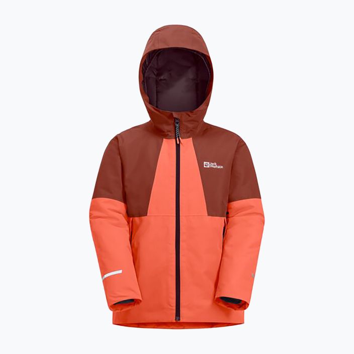 Детско пухено яке Jack Wolfskin Actamic 2L Ins coral orange 6