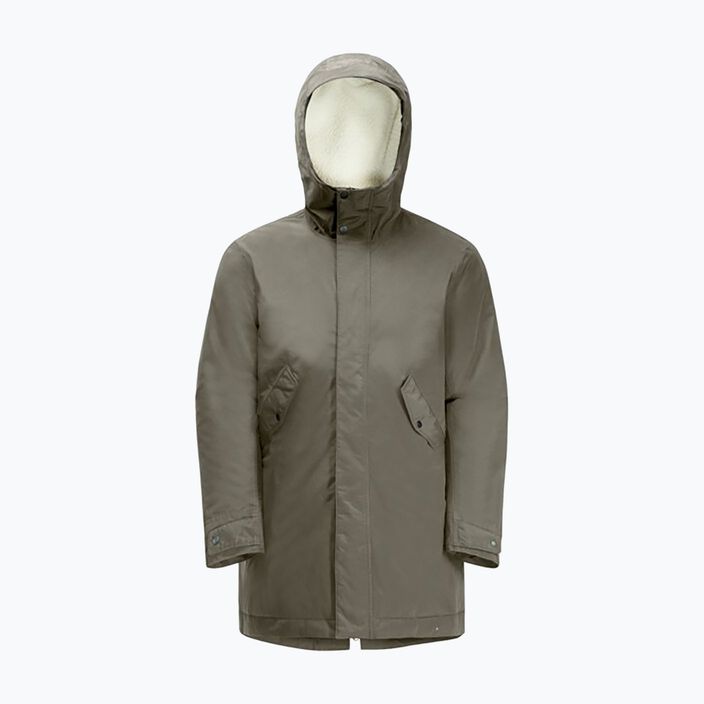 Дамско зимно яке Jack Wolfskin Talforst Parka anis 2