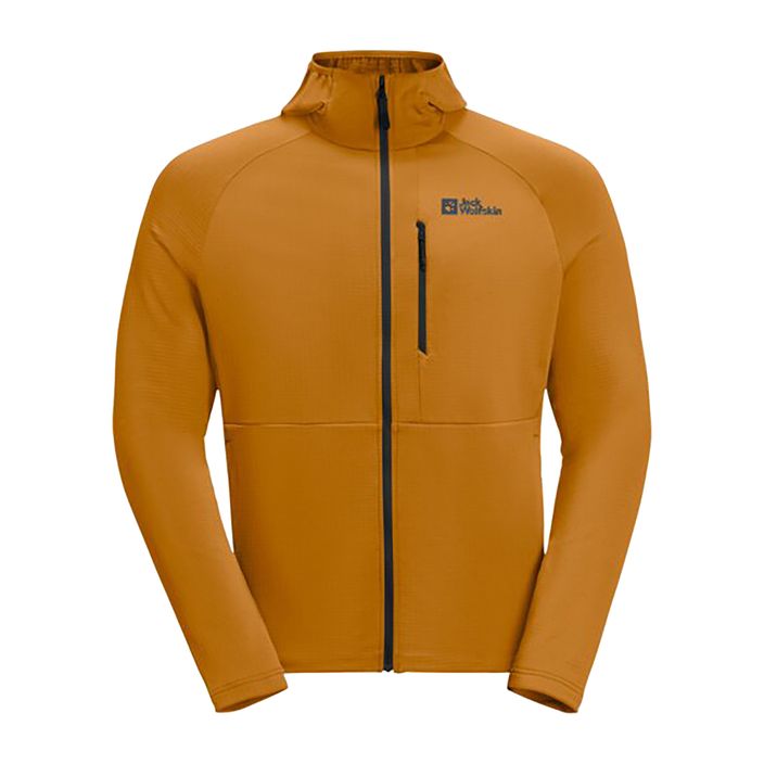 Мъжки Jack Wolfskin Kolbenberg Hooded Fz поларен суитшърт safflower 2