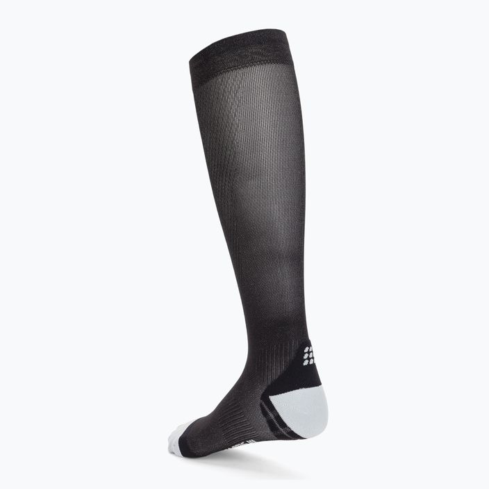 CEP Ultralight черни/светлосиви мъжки компресионни чорапи за бягане 2