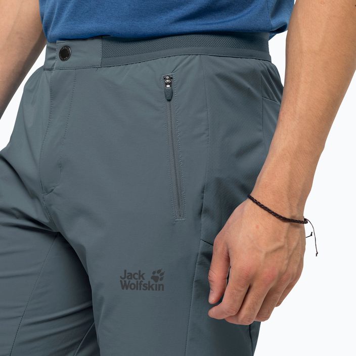 Мъжки къси панталони за трекинг Jack Wolfskin Trail grey 1505951_6098 3