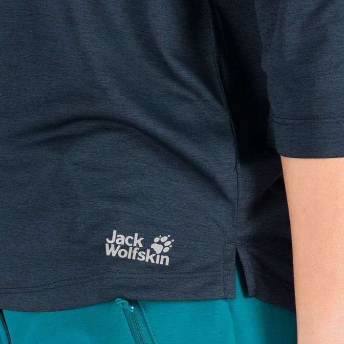 Jack Wolfskin дамска туристическа риза Pack & Go тъмно синя 1806654_1010 5
