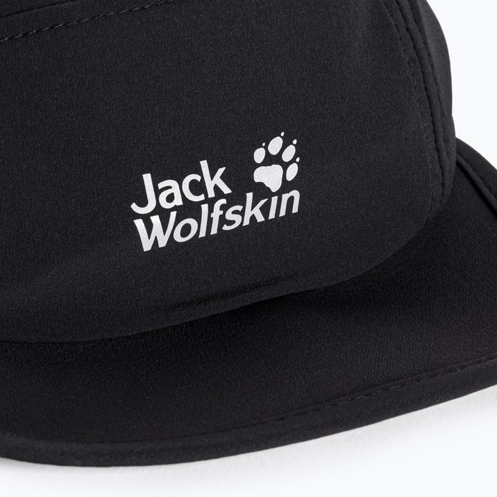 Jack Wolfskin Pack & Go бейзболна шапка черна 1910511_6000 5