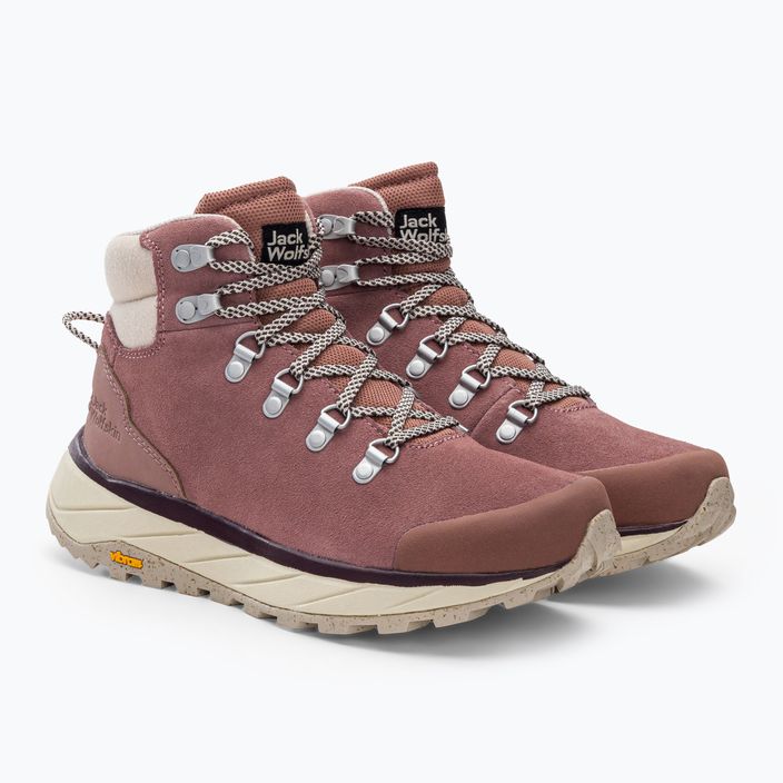 Jack Wolfskin дамски ботуши за трекинг Terraventure Urban Mid rose/white 4