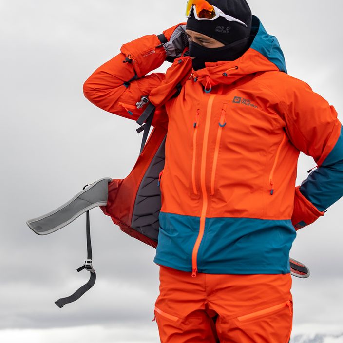 Мъжко ски яке Jack Wolfskin Alpspitze 3L оранжево 1115181 10