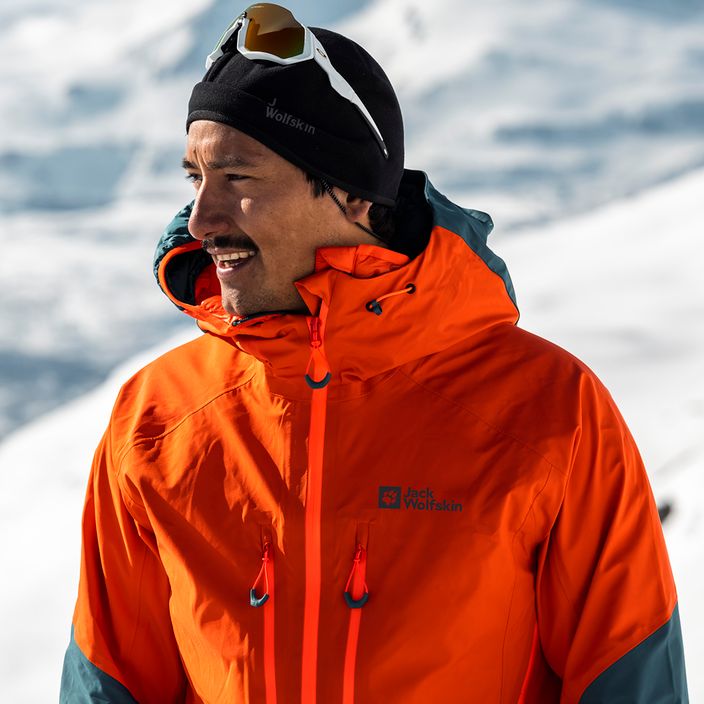 Мъжко ски яке Jack Wolfskin Alpspitze 3L оранжево 1115181 11