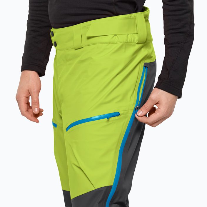 Мъжки ски панталон Alpspitze 3L на Jack Wolfskin зелен/черен 1115191 5