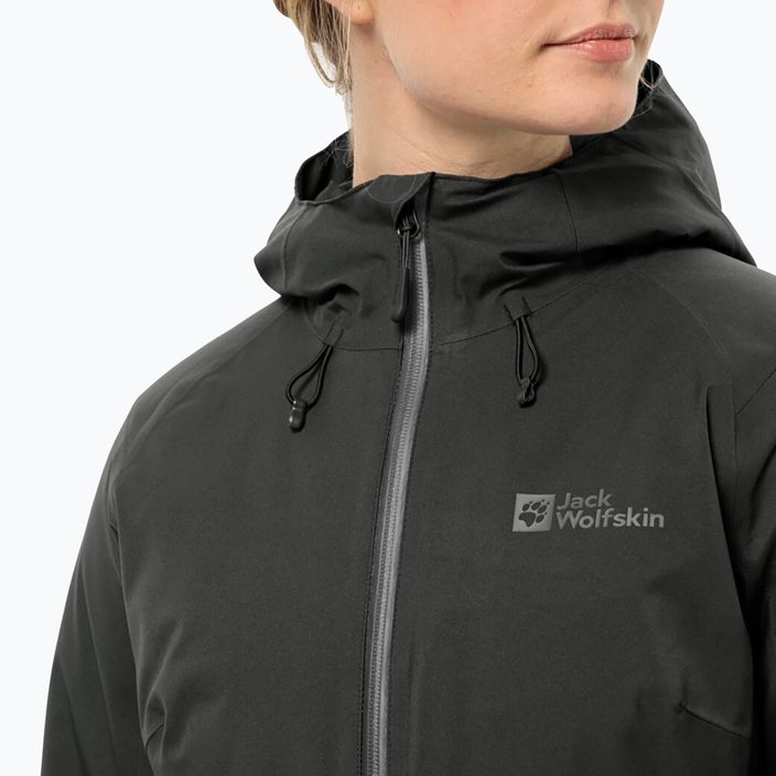 Дамско зимно яке Jack Wolfskin Stirnberg Ins blackre 4