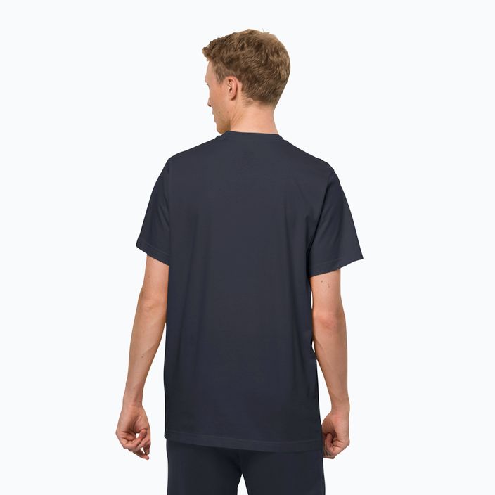 Мъжка тениска Essential на Jack Wolfskin в тъмносиньо 1808382_1010 2