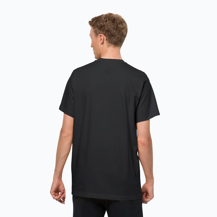Jack Wolfskin мъжка тениска Essential черна 1808382_6000 2