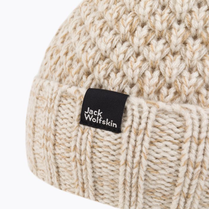 Женска зимна шапка Jack Wolfskin Highloft Knit beige 1908011 3