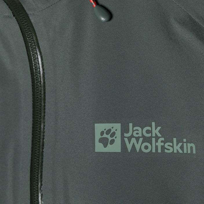 Jack Wolfskin Highest Peak дамско дъждобранно яке зелено 1115121_4136_001 8