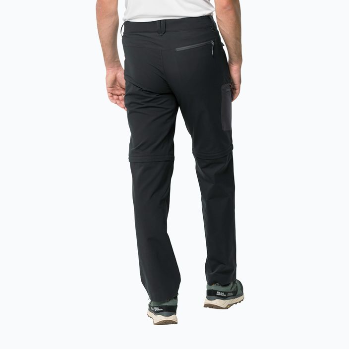 Мъжки панталони за трекинг Jack Wolfskin Active Track Zip Off grey 1508241 2