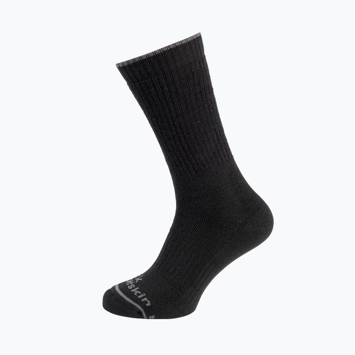Чорапи за трекинг Jack Wolfskin Trek Merino CL C черни 4