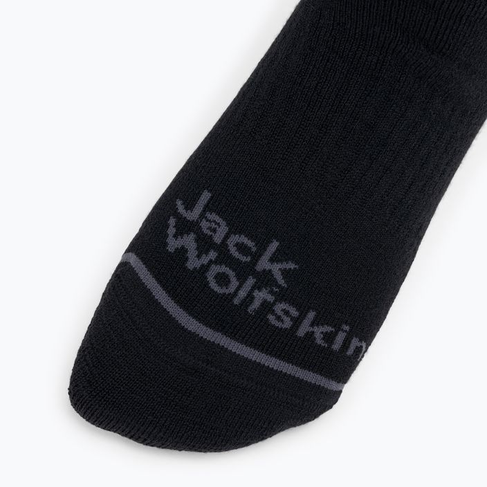 Чорапи за трекинг Jack Wolfskin Trek Merino CL C черни 3