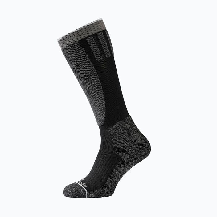 Чорапи за трекинг Jack Wolfskin Ski Merino H C черни 4