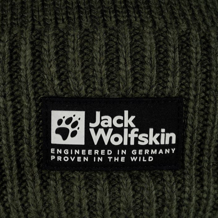 Jack Wolfskin Playn Logo Beanie зимна шапка island moss 4