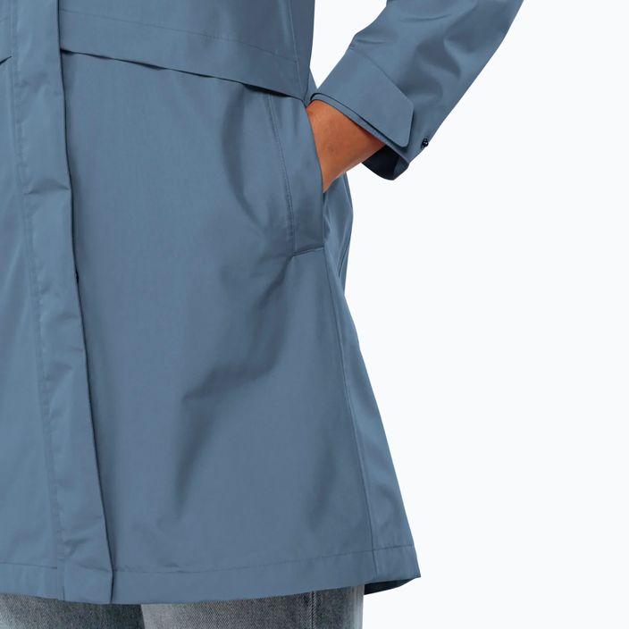 Шалте за дъжд Jack Wolfskin Cape West Elemental Blue за жени 6