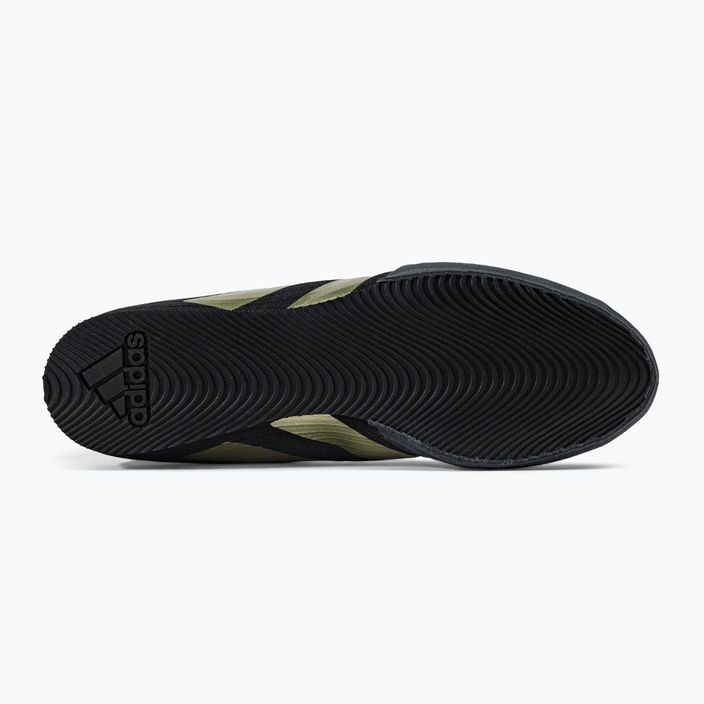 Боксови обувки adidas Box Hog 4 черен-златист GZ6116 5