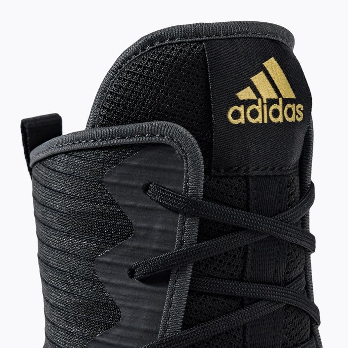 Боксови обувки adidas Box Hog 4 черен-златист GZ6116 9