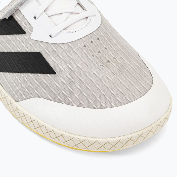 adidas The Total обувки за тренировка в бяло и сиво 7