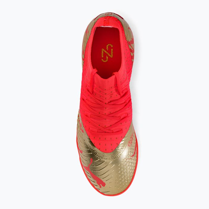 Детски футболни обувки PUMA Future Z 3.4 Neymar Jr. TT оранжево и златно 107108 01 6
