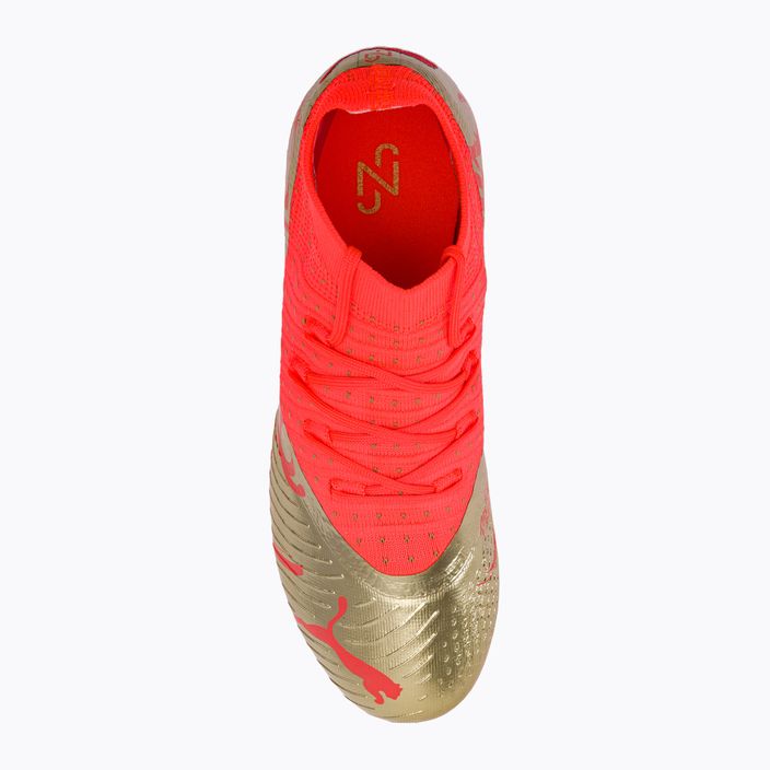 Детски футболни обувки PUMA Future Z 3.4 Neymar Jr. FG/AG orange/gold 107107 01 6