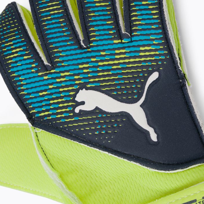 Детски вратарски ръкавици Puma Ultra Grip 4 RC черно-зелени 04181701 3