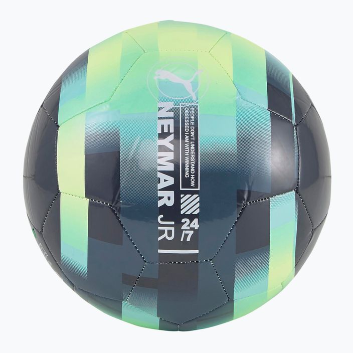 Puma Neymar Графична футболна топка черно и зелено 08388401 4