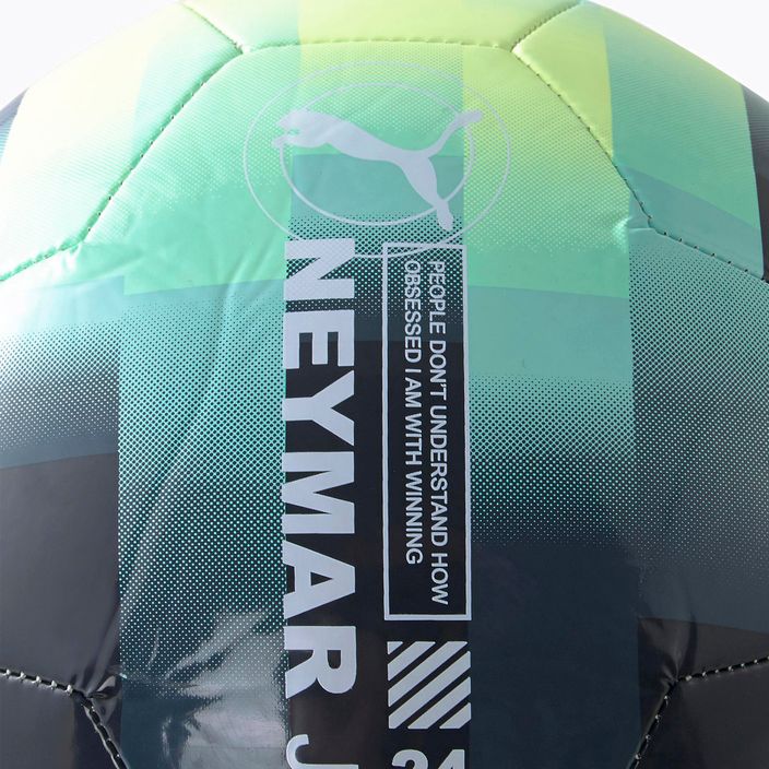 Puma Neymar Графична футболна топка черно и зелено 08388401 6