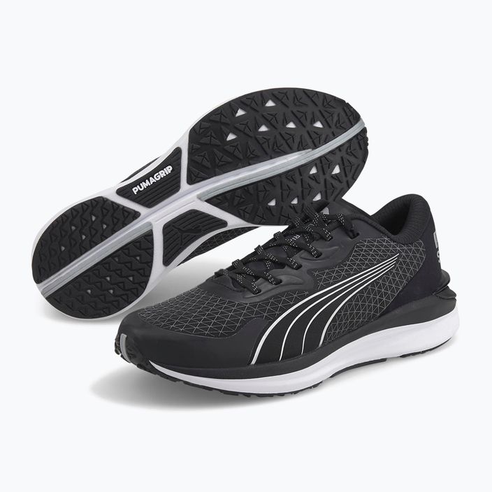 Дамски обувки за бягане PUMA Electrify Nitro 2 WTR черен-srebrne 37689701 10