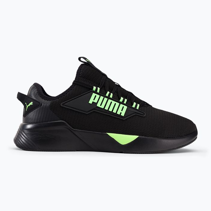 Мъжки обувки за бягане PUMA Retaliate 2 black-green 376676 23 2