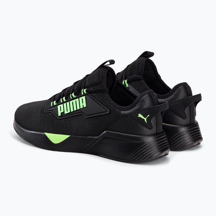 Мъжки обувки за бягане PUMA Retaliate 2 black-green 376676 23 4