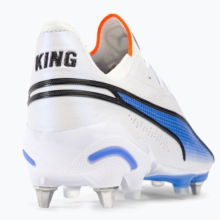 PUMA King Ultimate MXSG мъжки футболни обувки puma white/puma black/blue glimmer/ultra orange 9
