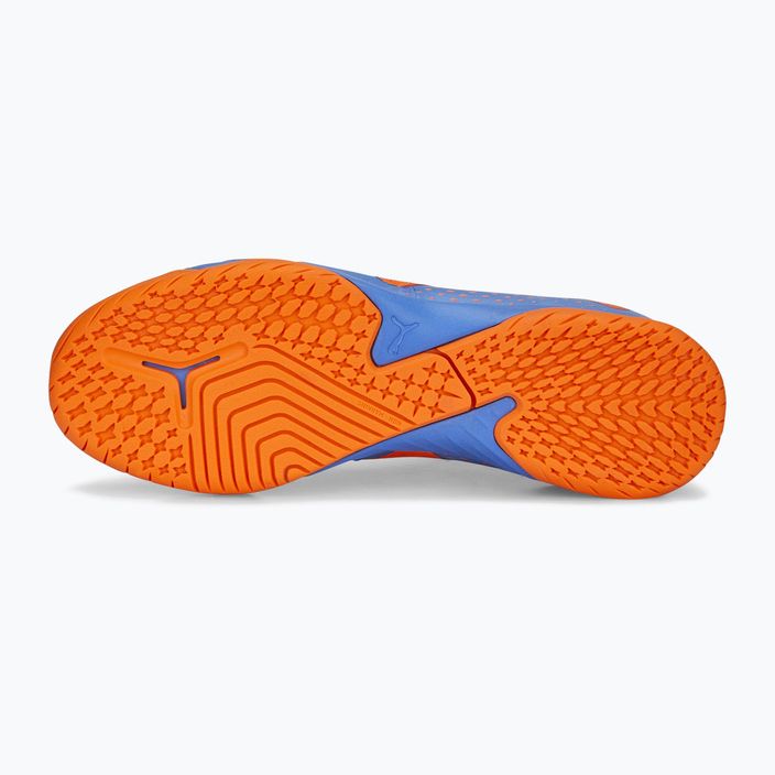 Детски футболни обувки PUMA Future Match IT+Mid JR синьо/оранжево 107198 01 15
