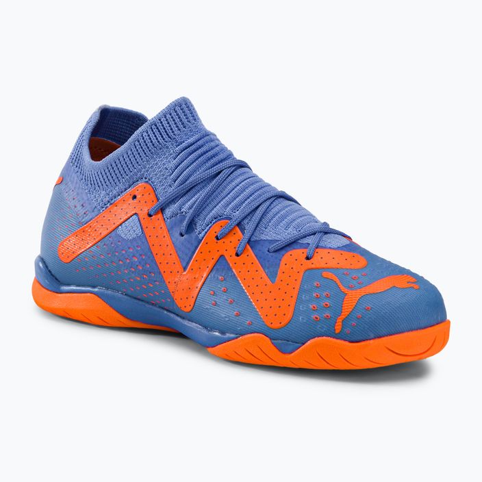 Детски футболни обувки PUMA Future Match IT+Mid JR синьо/оранжево 107198 01