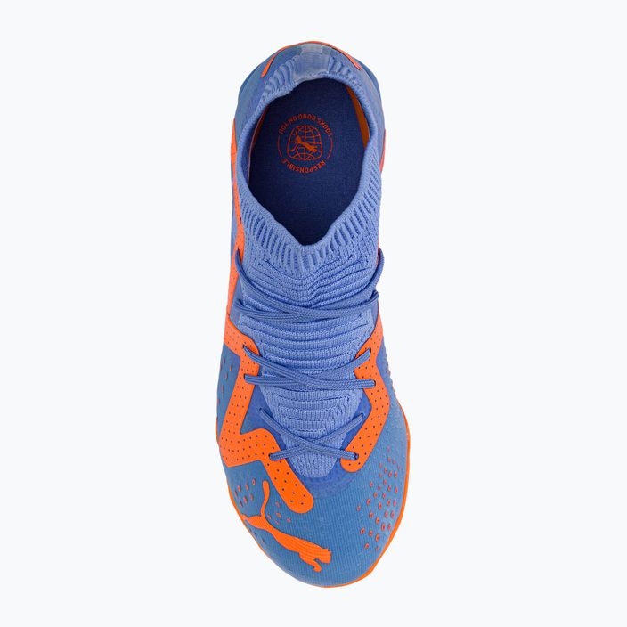Детски футболни обувки PUMA Future Match IT+Mid JR синьо/оранжево 107198 01 6