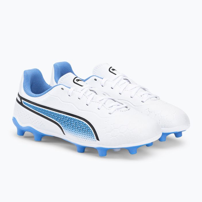 PUMA King Match FG/AG детски футболни обувки бели 107266 01 4