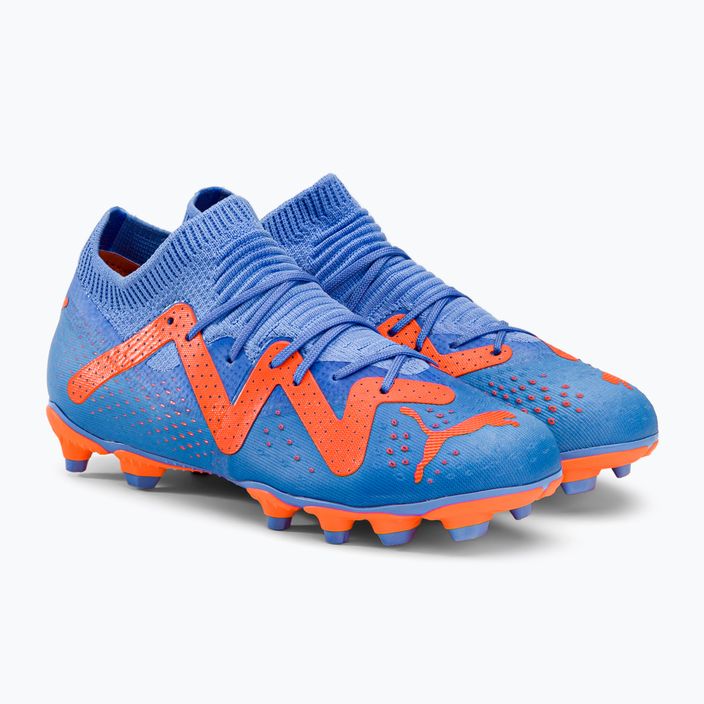 Детски футболни обувки PUMA Future Match FG/AG JR синьо/оранжево 107195 01 4