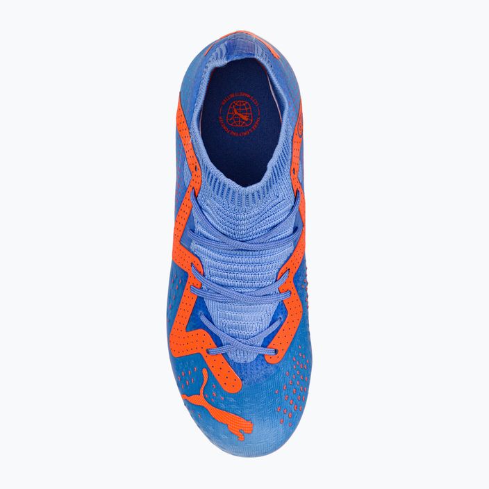 Детски футболни обувки PUMA Future Match FG/AG JR синьо/оранжево 107195 01 6