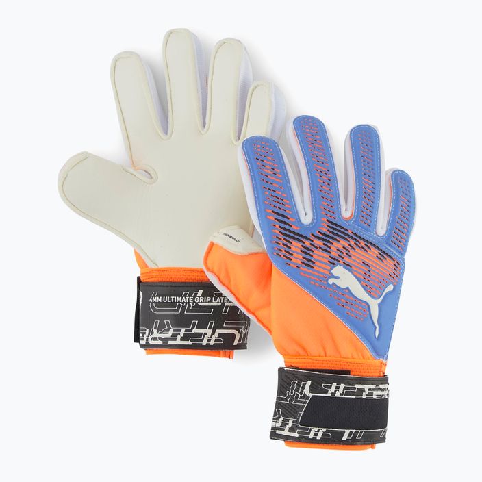 Детски вратарски ръкавици PUMA Ultra Grip 2 RC синьо-оранжеви 041815 05 4