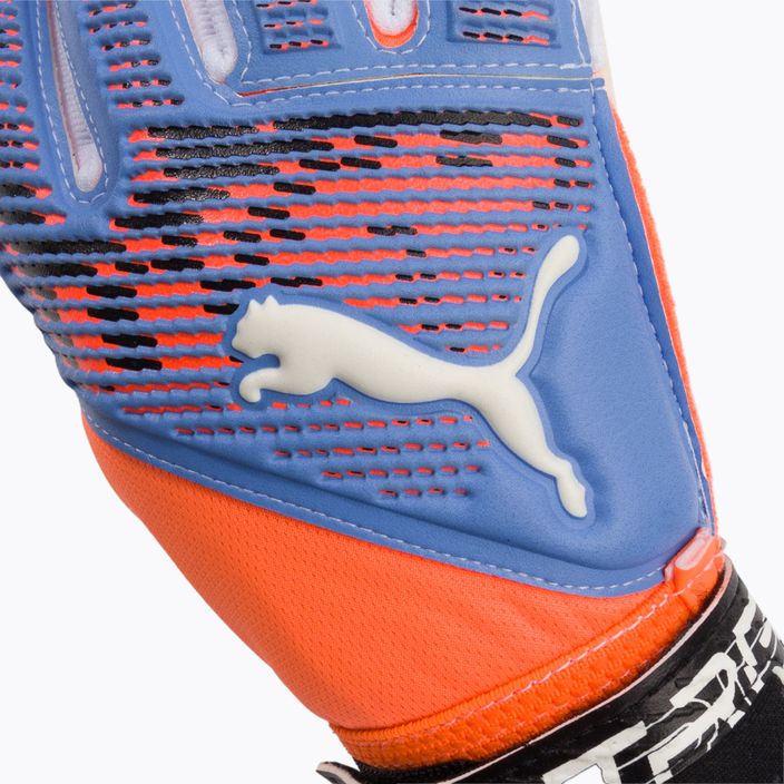 Детски вратарски ръкавици PUMA Ultra Grip 2 RC синьо-оранжеви 041815 05 3
