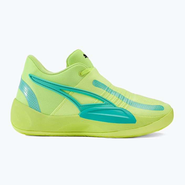 Мъжки баскетболни обувки PUMA Rise Nitro fast yellow/electric peppermint 2