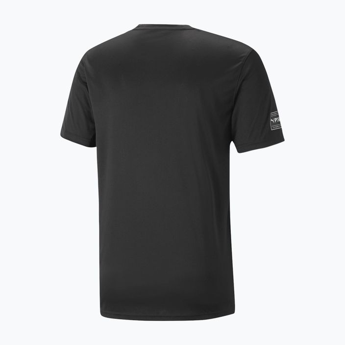 Мъжка тренировъчна тениска PUMA Fit Logo Cf Graphic black 523098 01 2