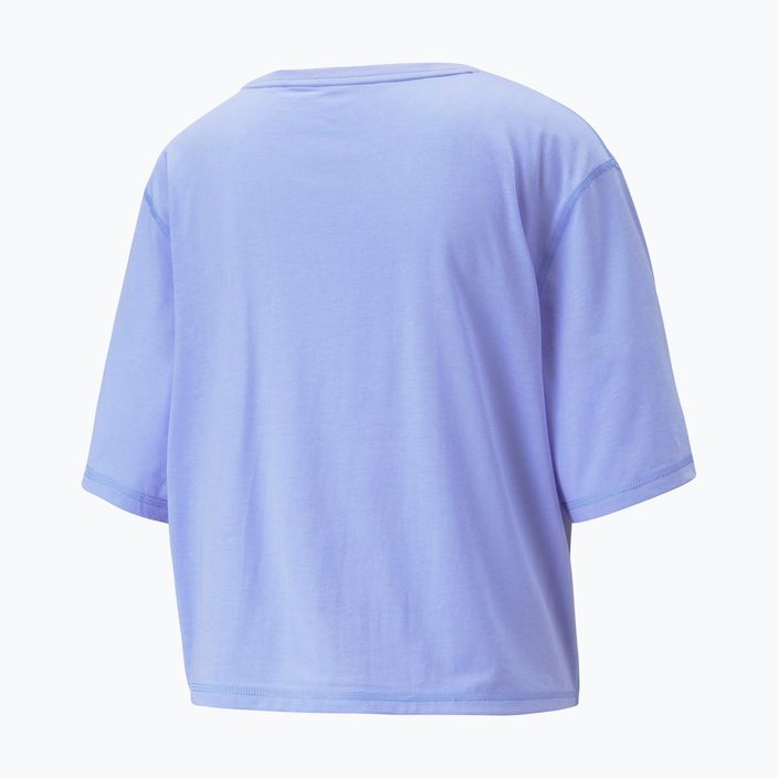 Дамска тренировъчна тениска PUMA Graphic Boxy Crop Tee Show Up purple 523220 28 2