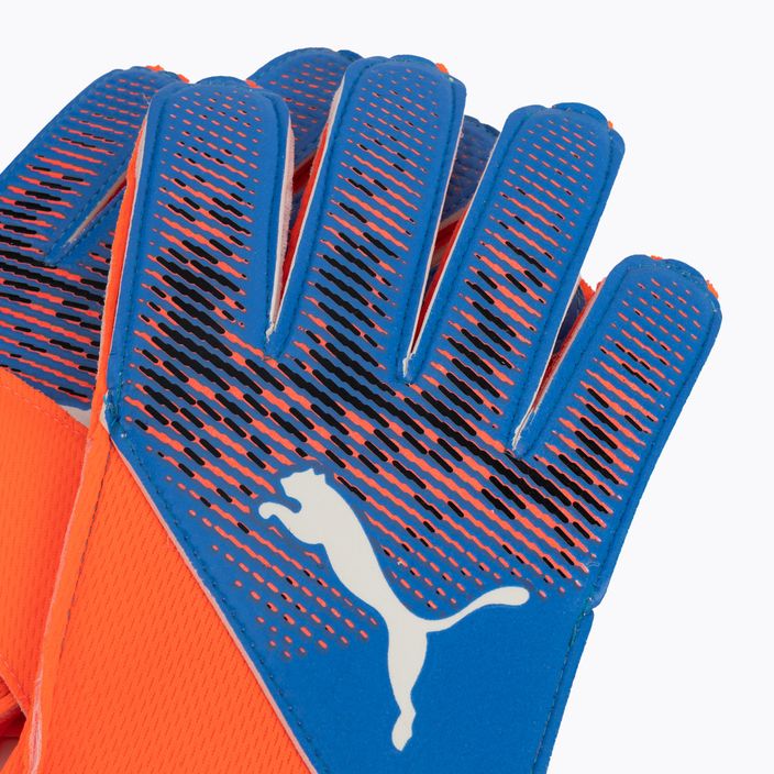 Вратарска ръкавица PUMA Ultra Grip 4 RC ultra orange/blue glimmer 4