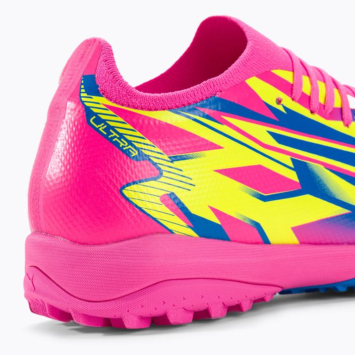 Мъжки футболни обувки PUMA Ultra Match Energy TT, светещо розово/жълт алармен цвят/ултра синьо 11