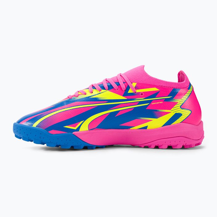 Мъжки футболни обувки PUMA Ultra Match Energy TT, светещо розово/жълт алармен цвят/ултра синьо 12
