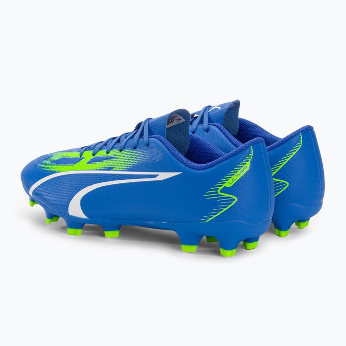Мъжки футболни обувки PUMA Ultra Play FG/AG ultra blue/puma white/pro green 3